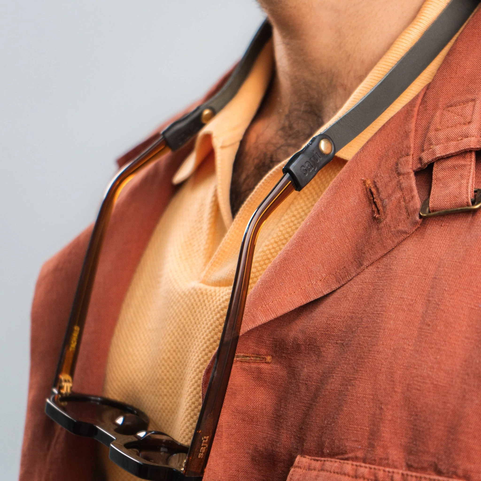 Cuelga Gafas Plain Leather - Image 14